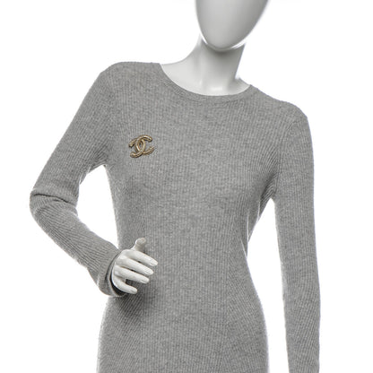 Chanel Pearl Large CC Brooch Gold 2 of 5