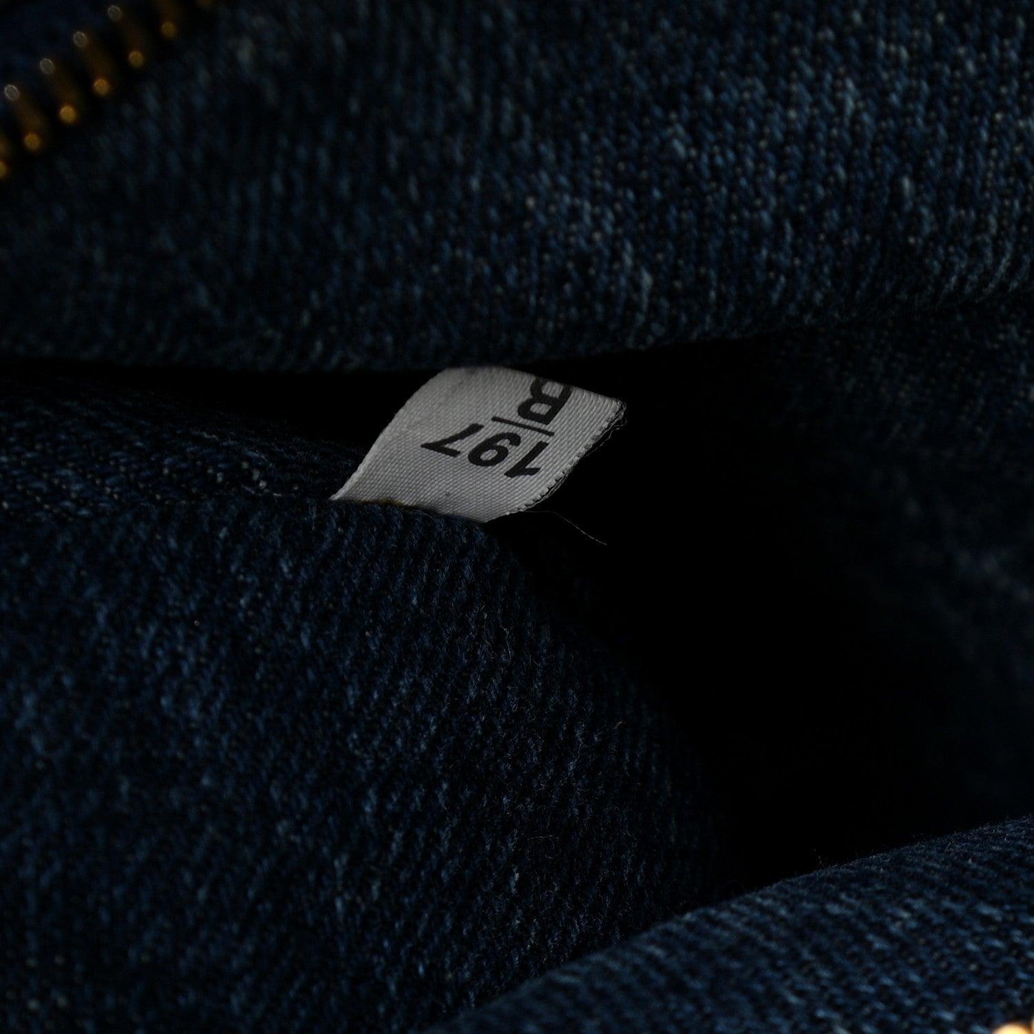 Prada Denim Logo Tote Bleu 7 of 10