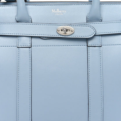 Mulberry Micro Classic Grain Mini Zipped Bayswater Poplin Blue 7 of 7