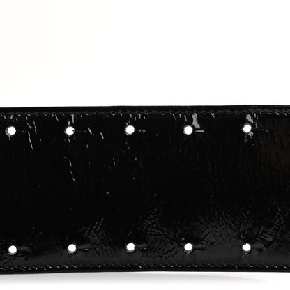 Chanel Patent CC Wide Belt 80 32 Black 3 of 7