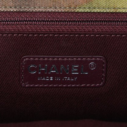 Chanel Washed Toile Large Graffiti On The Pavements Messenger Khaki Multicolor 6 of 7