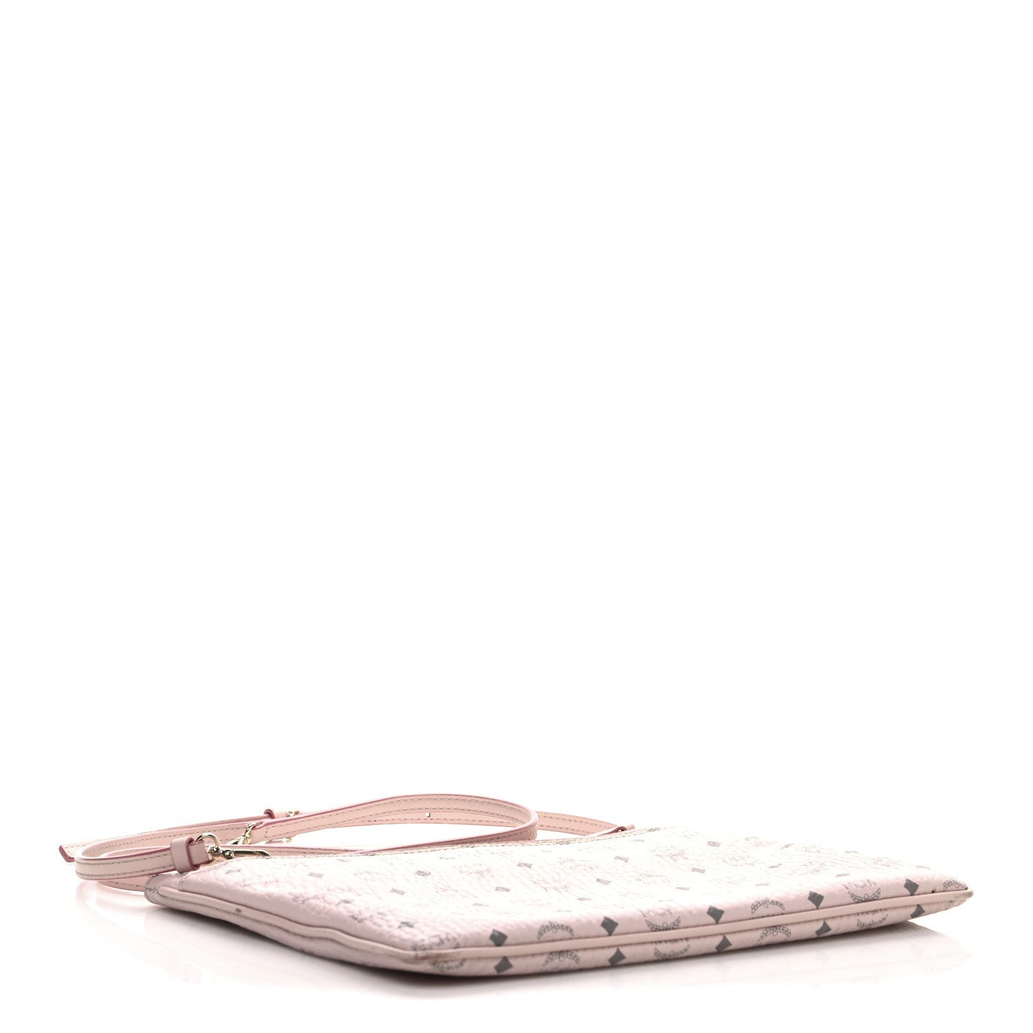 MCM Visetos Medium Crossbody Pouch Powder Pink 4 of 7
