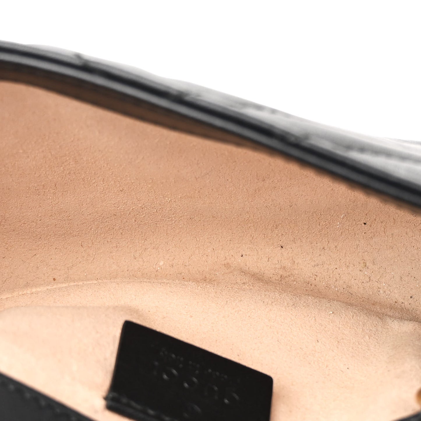 Calfskin Matelasse Super Mini GG Marmont Shoulder Bag Black