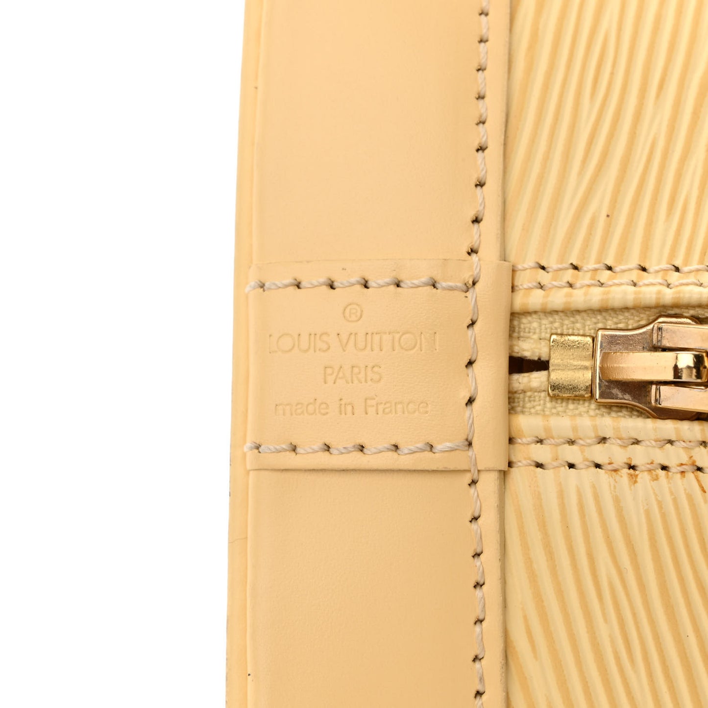 LOUIS VUITTON Epi Alma PM Vanilla