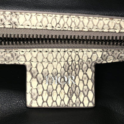 Christian Dior CHRISTIAN DIOR Snakeskin Saddle Soft Bag 5 of 8