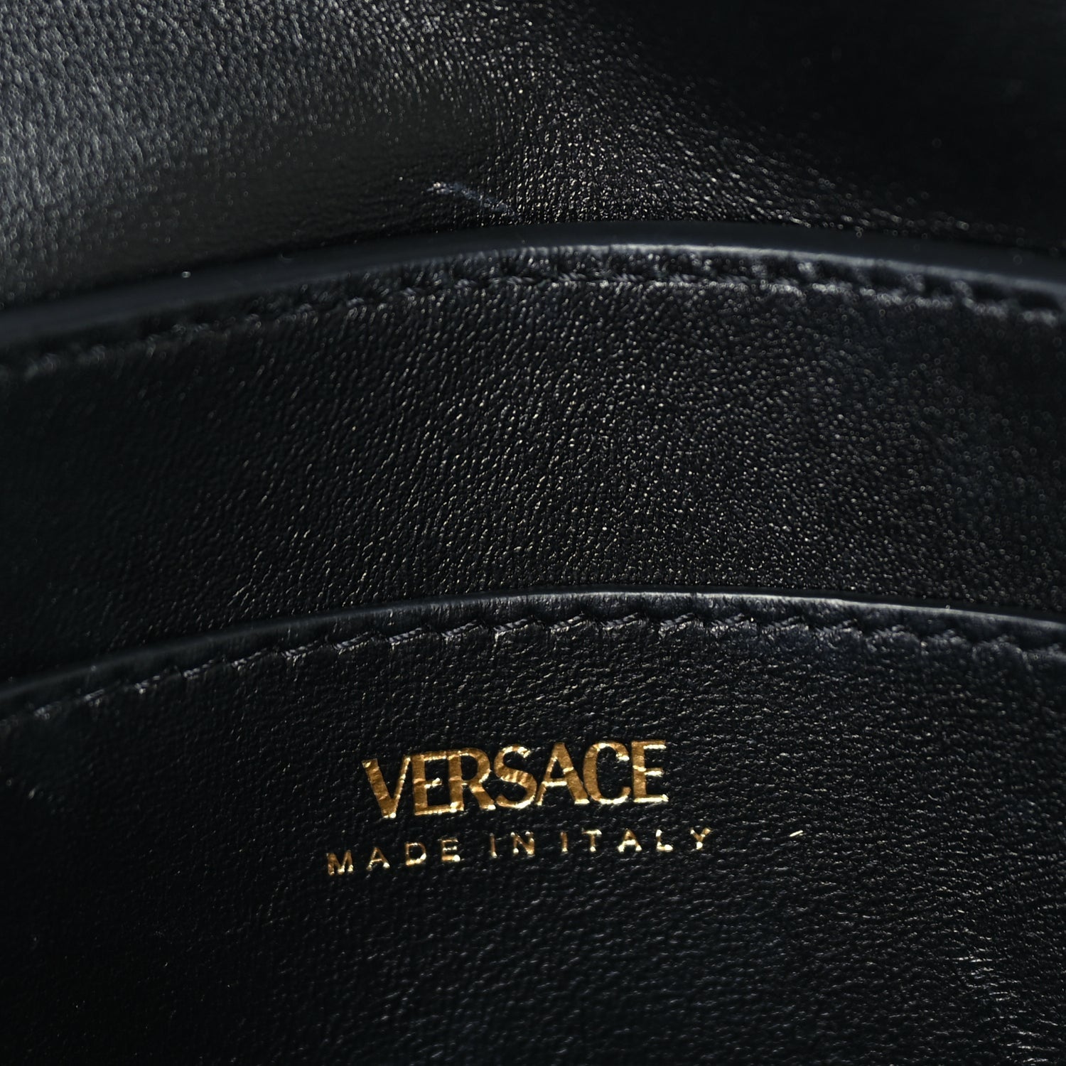 Versace Suede Studded Medusa Chain Clutch Black 5 of 8