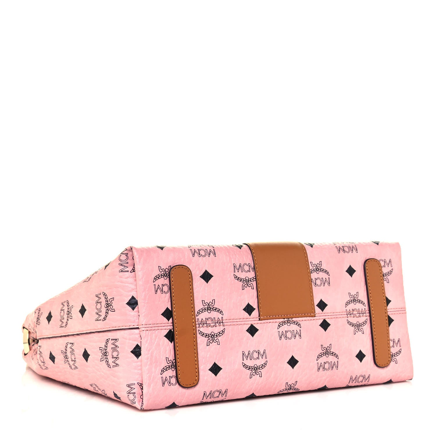 MCM Visetos Medium Klara Hobo Soft Pink 4 of 14