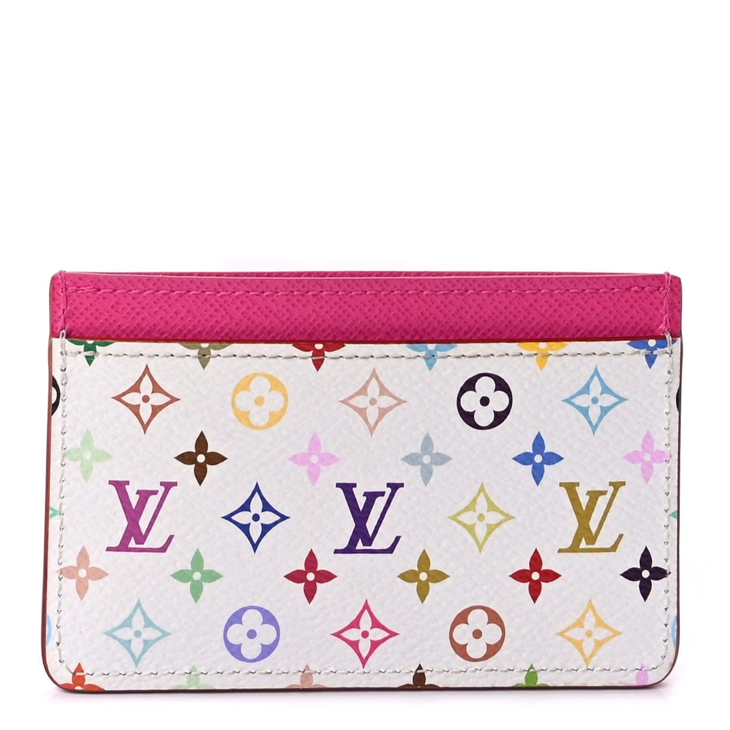 Louis Vuitton LV X TM Monogram Multicolor Card Holder Kawaii Pink 1 of 7