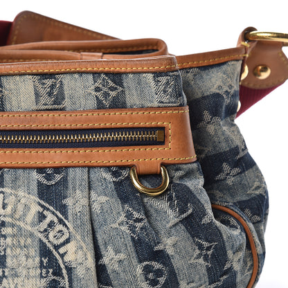 Louis Vuitton Denim Raye Porte Epaule MM 21 of 21