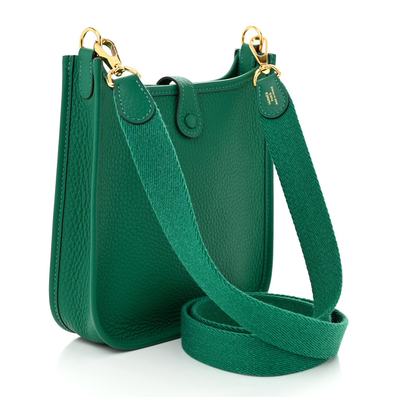 Hermes Taurillon Clemence Evelyne TPM Vert Vertigo 3 of 11