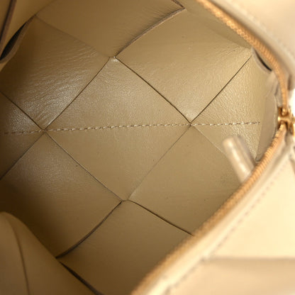 Bottega Veneta Lambskin Maxi Intrecciato Mini Cassette Camera Bag  Porridge 4 of 8
