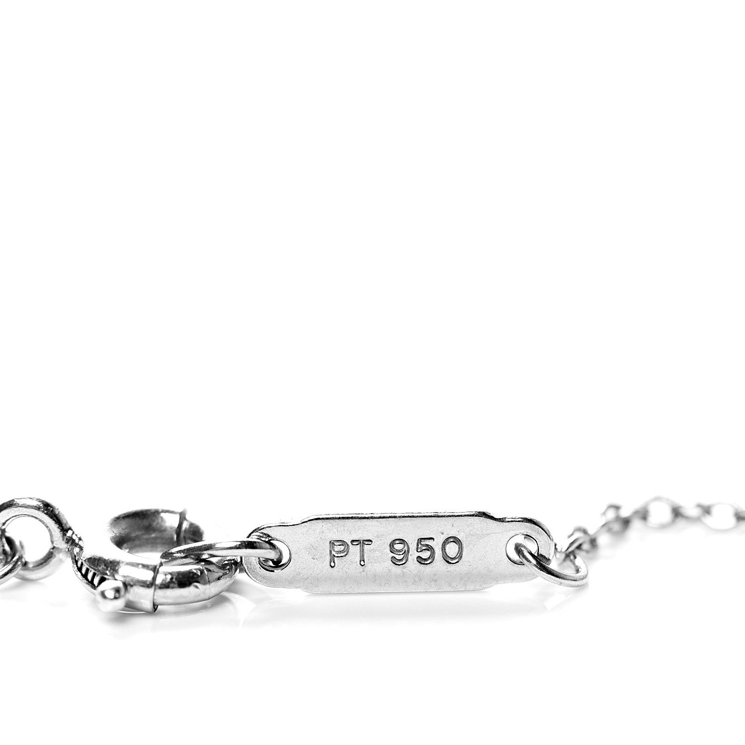 Tiffany Platinum Diamond Voile Necklace 5 of 6