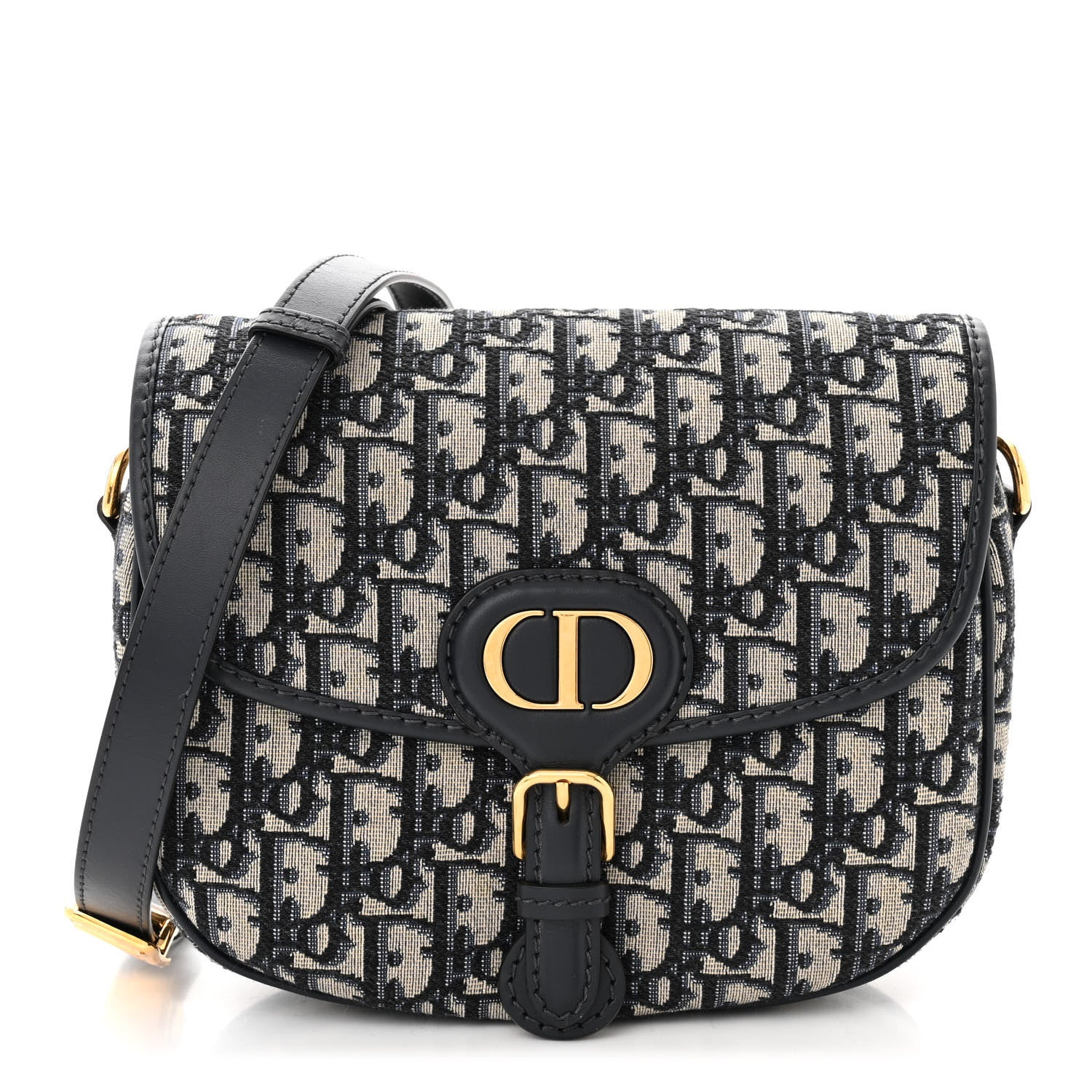 Christian Dior Oblique Medium Bobby Flap Blue 1 of 10