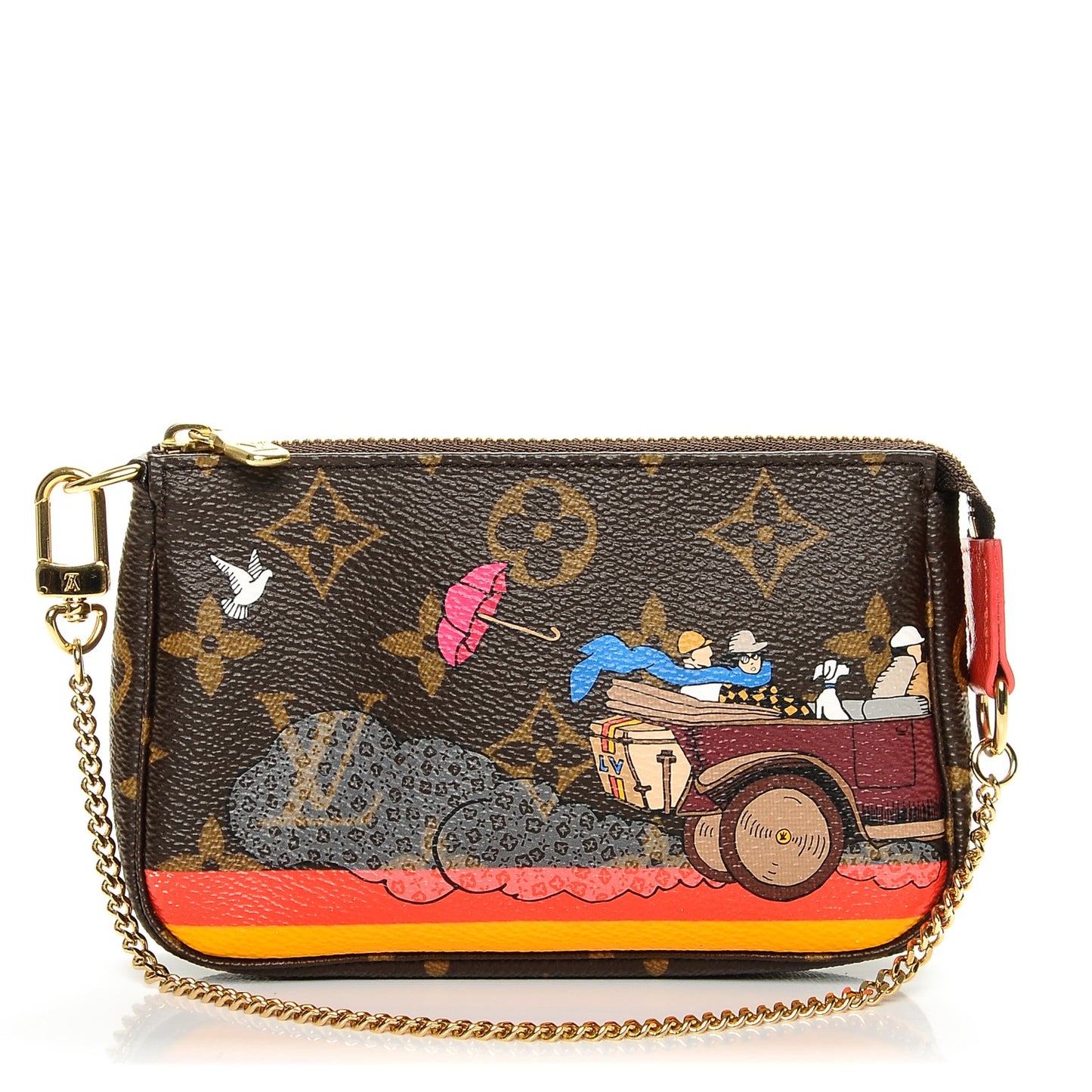 Monogram 2015 Christmas Animation Mini Pochette Accessories
