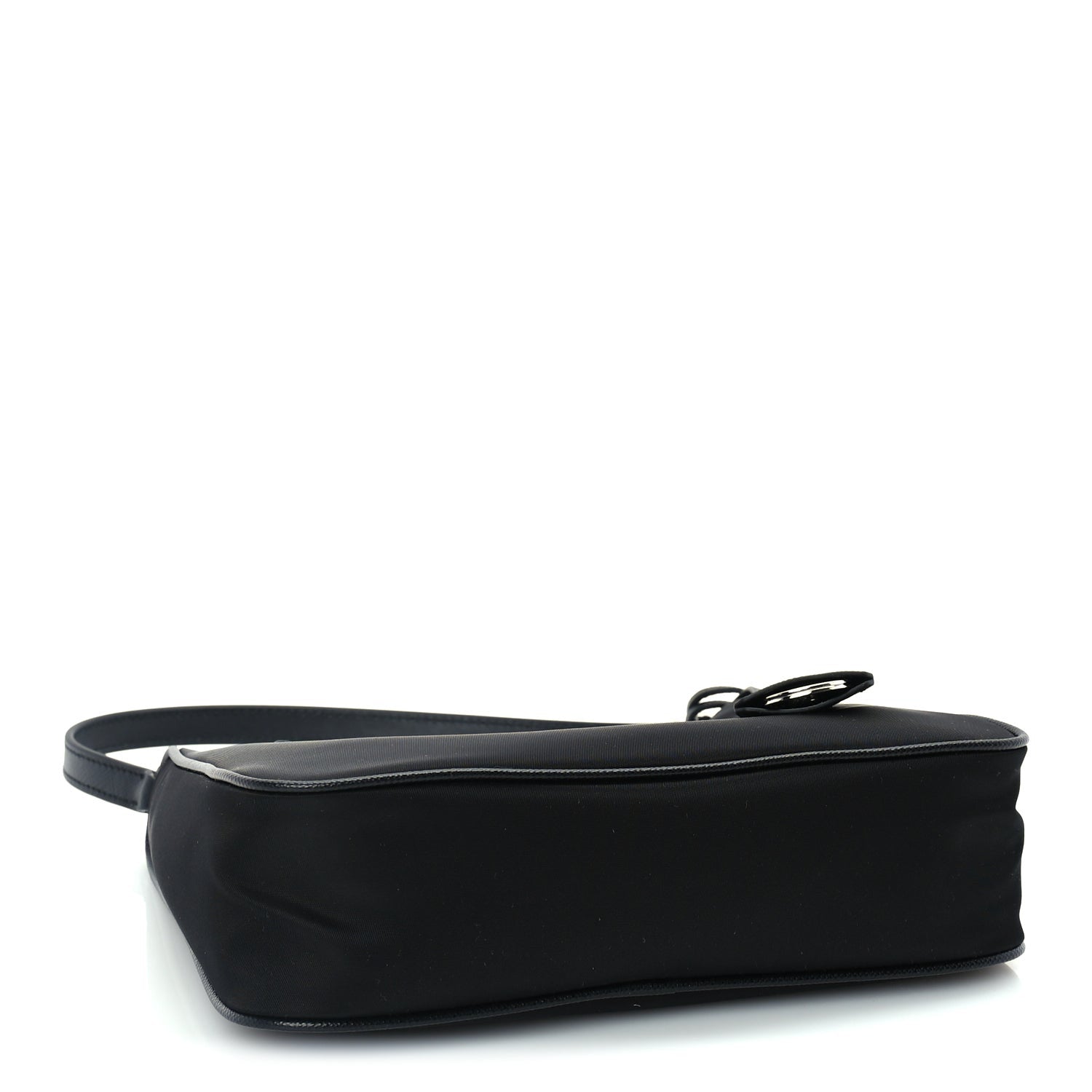 Prada Tessuto Nylon Saffiano Mini Re-Edition 2005 Bag Black 3 of 8