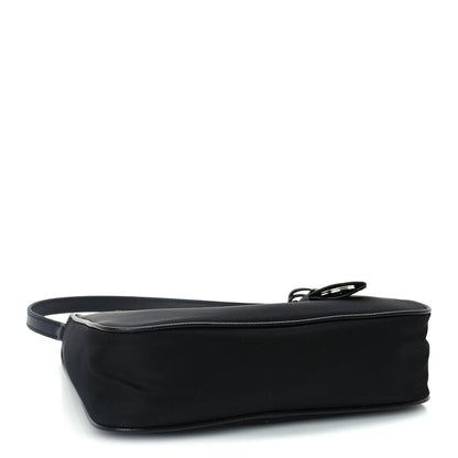 Prada Tessuto Nylon Saffiano Mini Re-Edition 2005 Bag Black 3 of 8