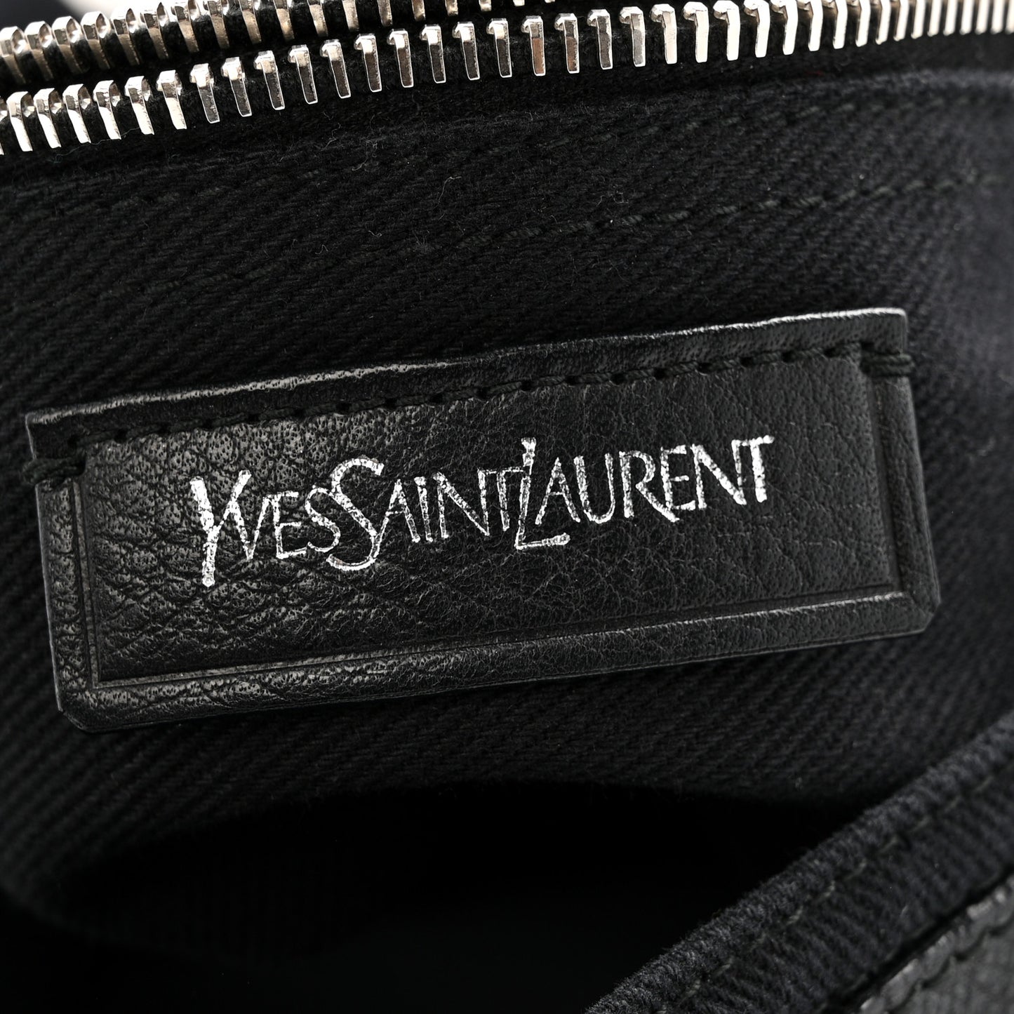 Calfskin Canvas Large Muse Two Black