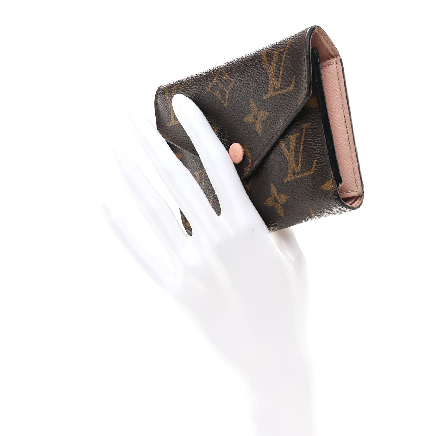 Louis Vuitton Monogram Victorine Wallet Rose Ballerine 2 of 8