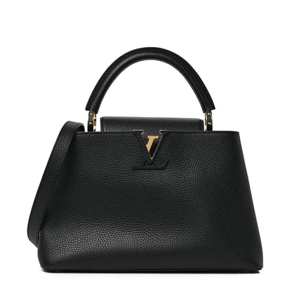 Louis Vuitton Taurillon Capucines PM Black 1 of 8