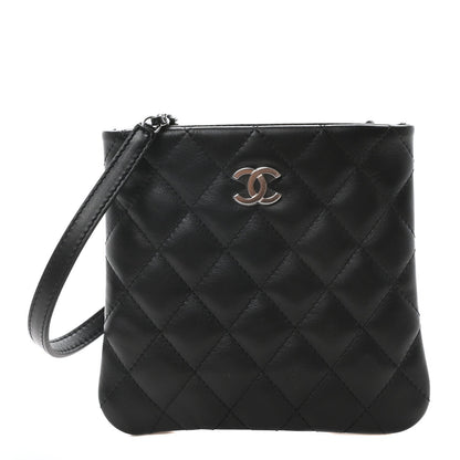 Chanel Lambskin Quilted Crossbody Bag Black 1 of 7