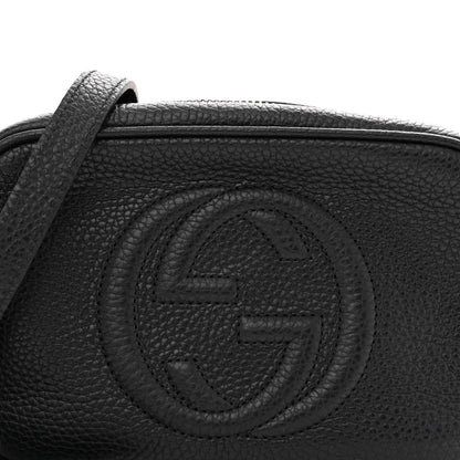 Gucci Pebbled Calfskin Mini Soho Disco Bag Black 8 of 10