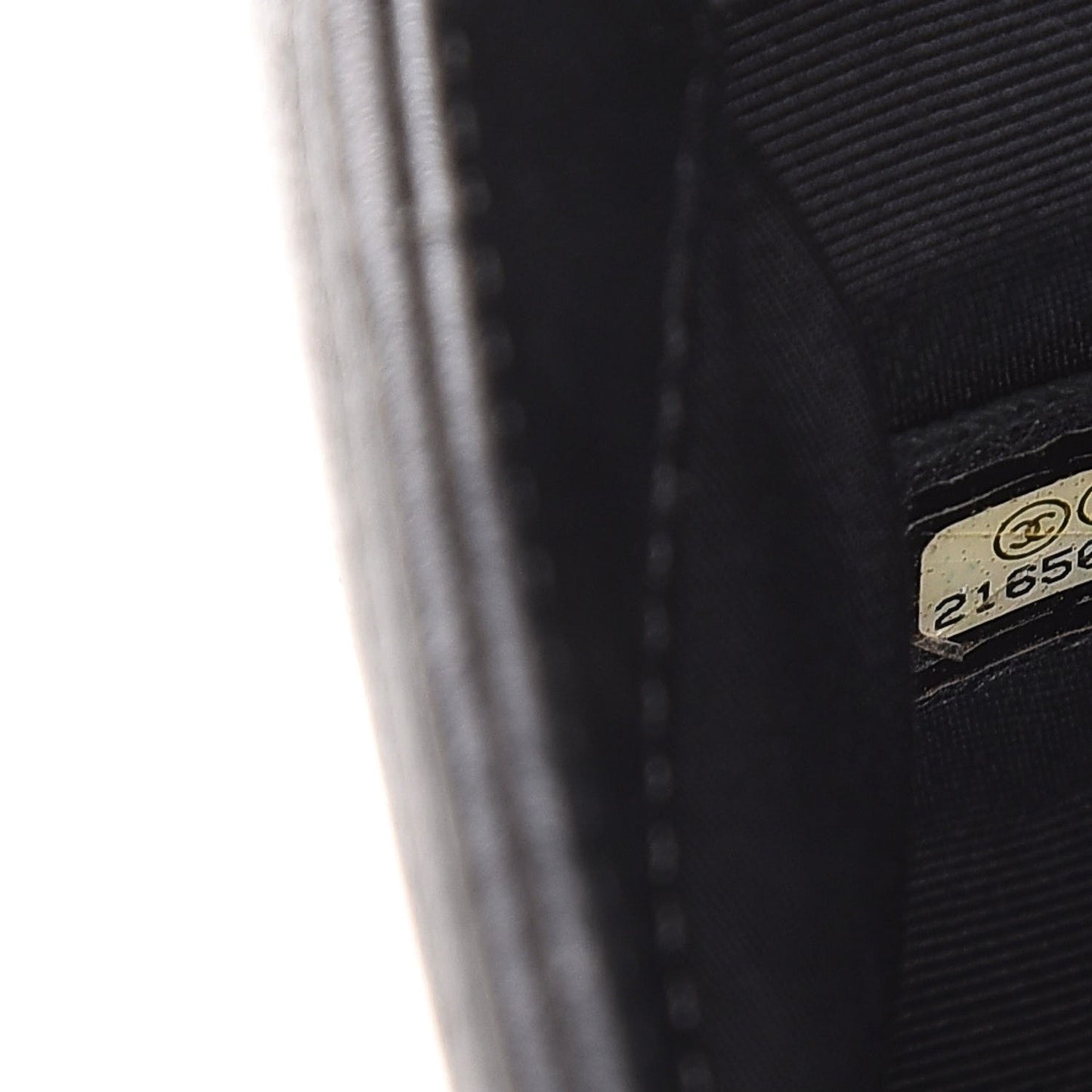 Calfskin Quilted Small Boy Flap Black