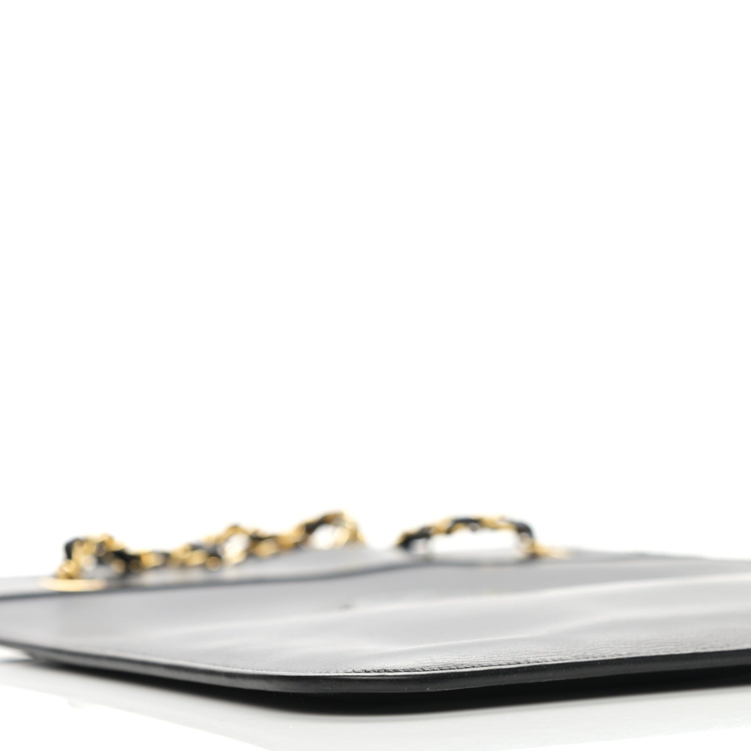 Chanel Lambskin CC Flat Tote Black 9 of 11