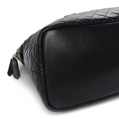 Saint Laurent Calfskin Quilted ES Giant Travel Bag Black 7 of 8
