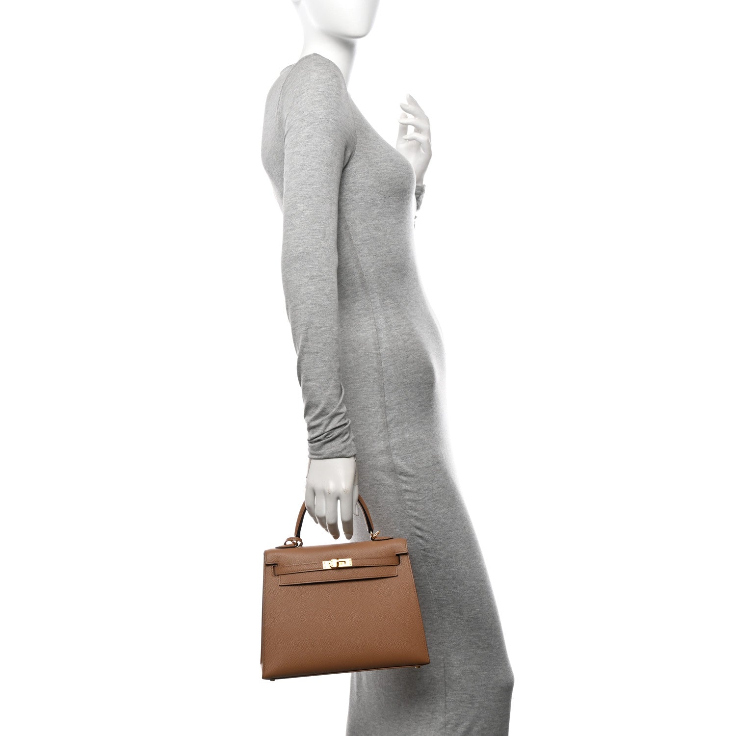 Hermes Epsom Kelly Sellier 25 Chai 2 of 10