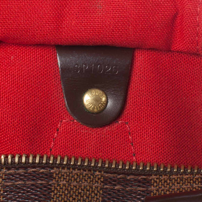 Louis Vuitton Damier Ebene Speedy 25 6 of 8