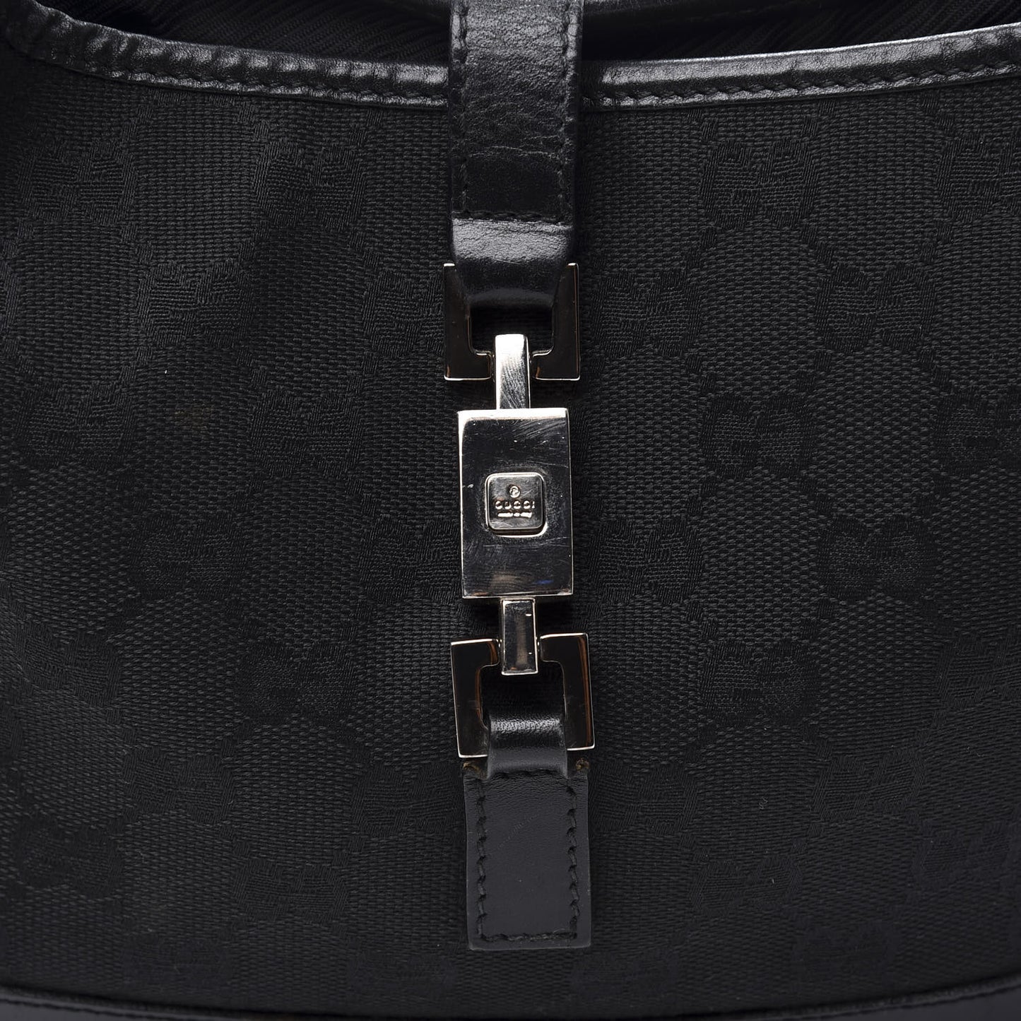 Monogram Small Jackie O Hobo Black