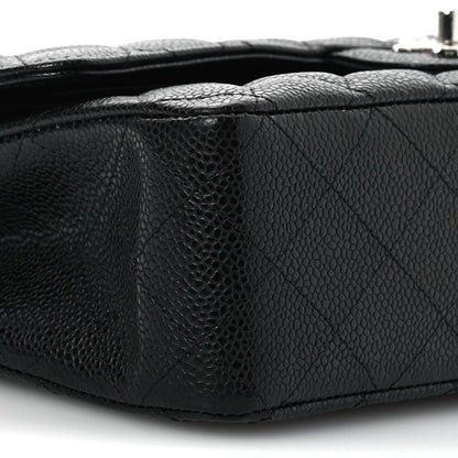 Chanel Caviar Quilted Medium Double Flap Black 9 of 12