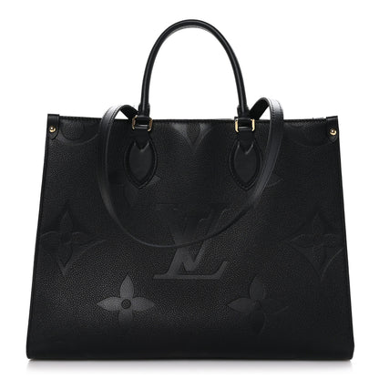 Louis Vuitton Empreinte Monogram Giant Onthego MM Black 1 of 10