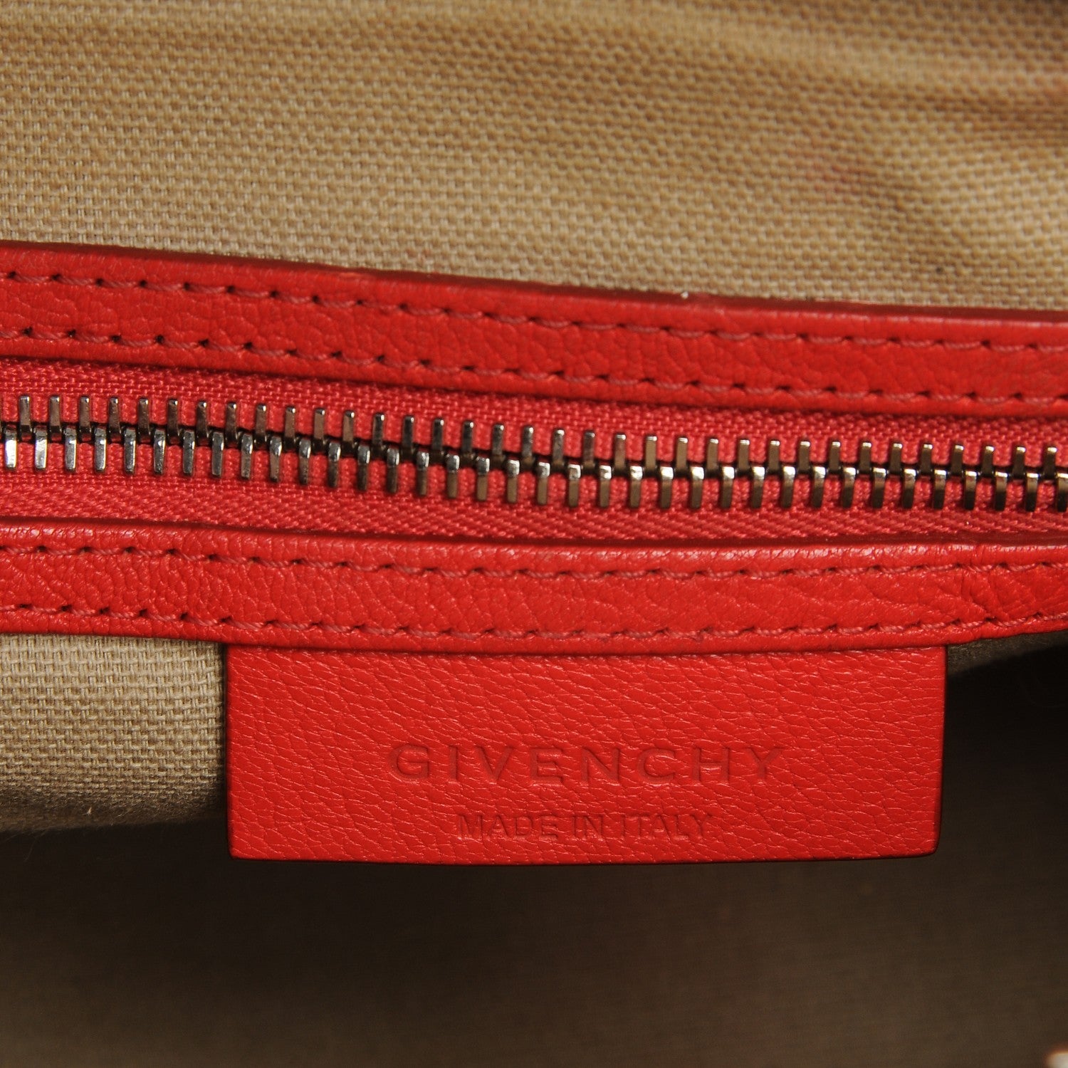 Givenchy Sugar Goatskin Mini Antigona Red 7 of 10