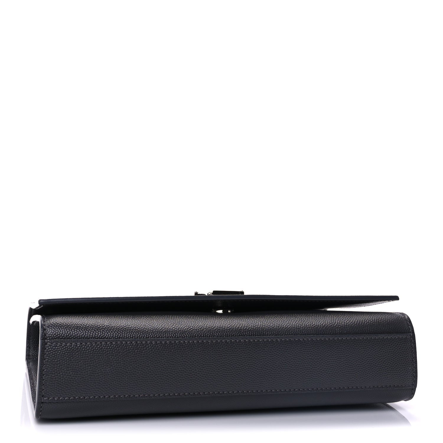 Saint Laurent Grain De Poudre Medium Classic Monogram Kate Satchel Fog 3 of 9