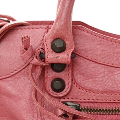 Balenciaga Agneau Classic Hardware Mini City Rose Bombon Raspberry 9 of 12