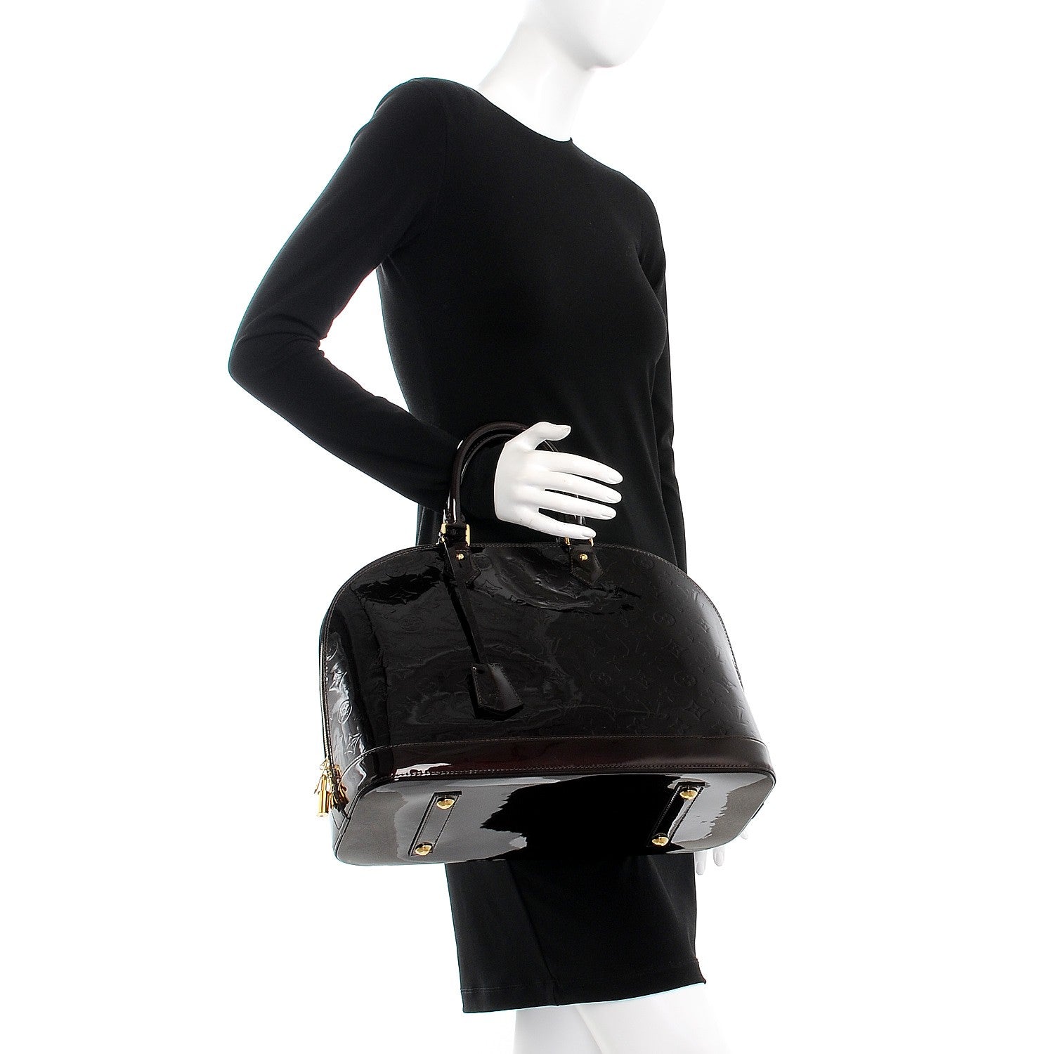 Louis Vuitton Vernis Alma GM Amarante 2 of 7