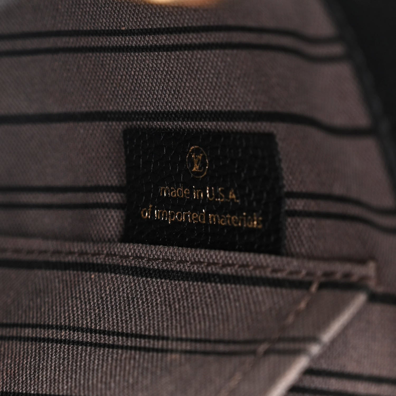 Louis Vuitton Empreinte Montaigne GM Black 7 of 17