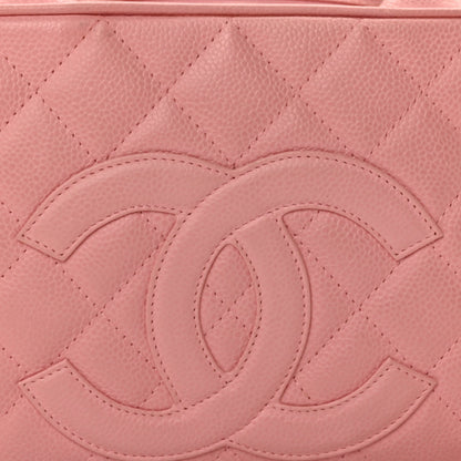 Chanel Caviar Quilted Small Bowler Pink 9 of 9