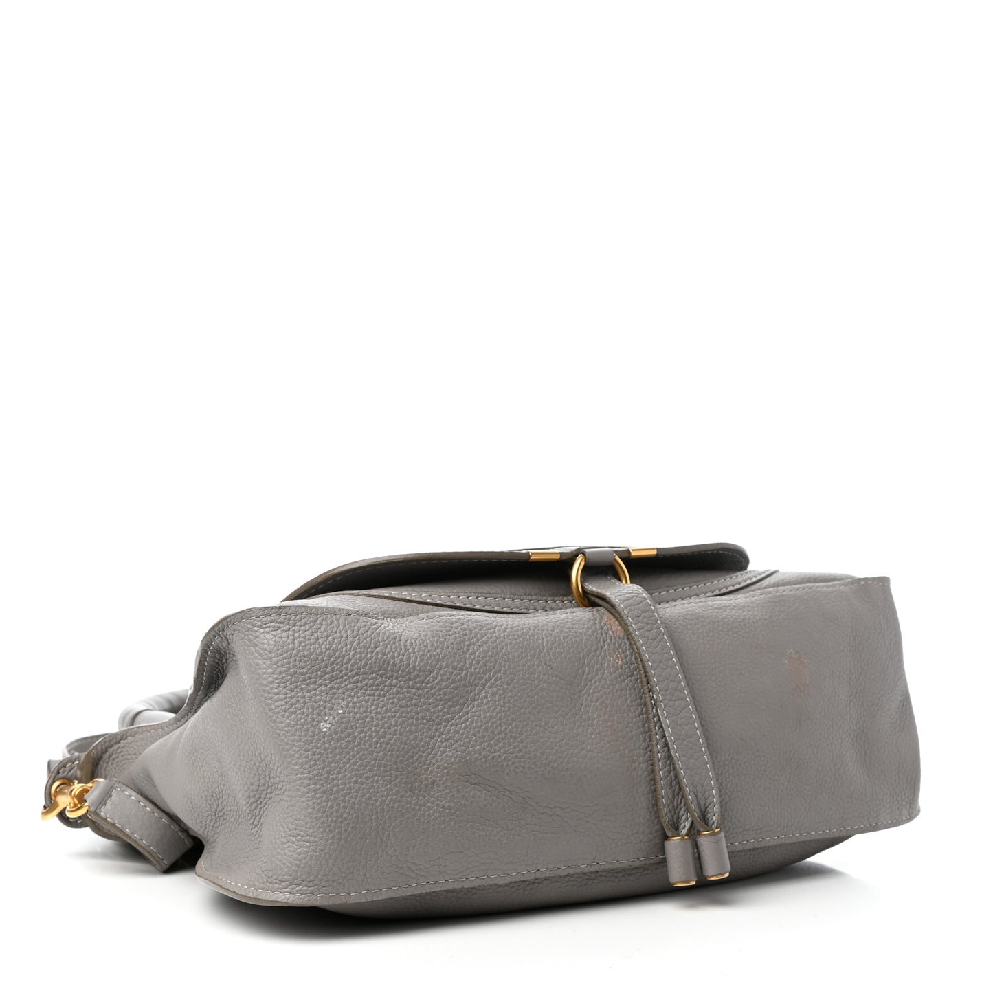 Calfskin Medium Marcie Satchel Cashmere Grey