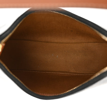 Celine Triomphe Canvas Calfskin Ava Shoulder Bag Tan 5 of 10