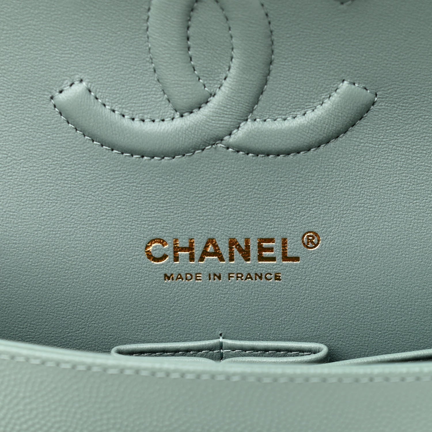 Chanel Caviar Quilted Medium Double Flap Green 6 of 11