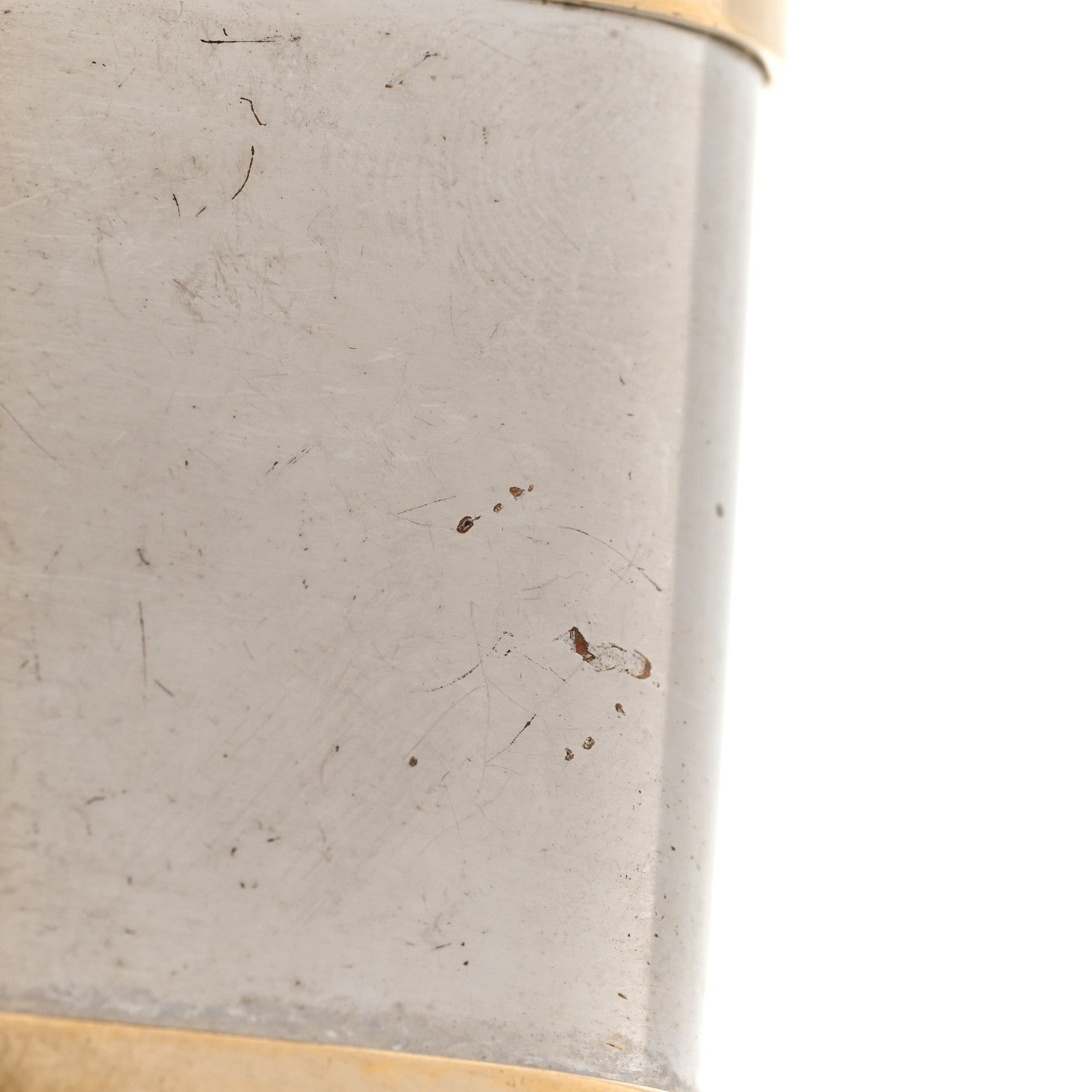 Chanel CC Oversized Padlock Necklace Gold Silver 7 of 7