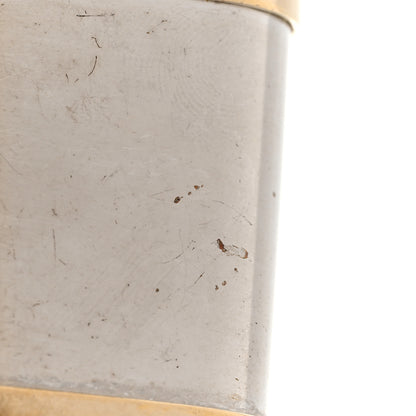 Chanel CC Oversized Padlock Necklace Gold Silver 7 of 7