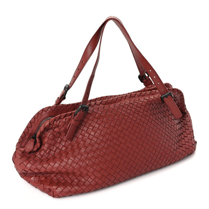 Bottega Veneta Nappa Intrecciato Tote  Red 2 of 8