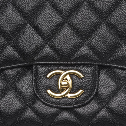Chanel Caviar Quilted Maxi Double Flap Black 17 of 17