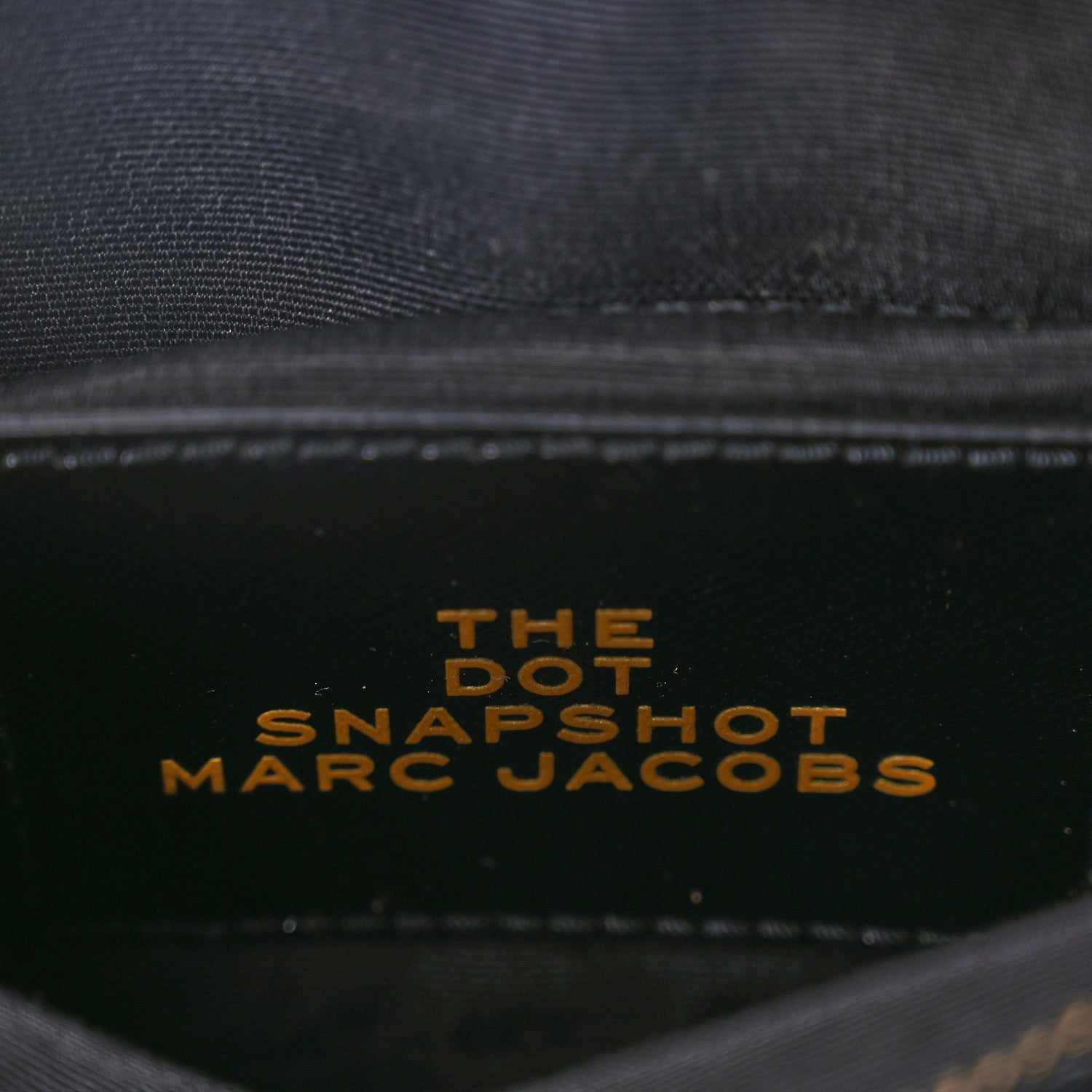 Marc Jacobs Saffiano The Dot Snapshot Camera Bag Black White 5 of 8