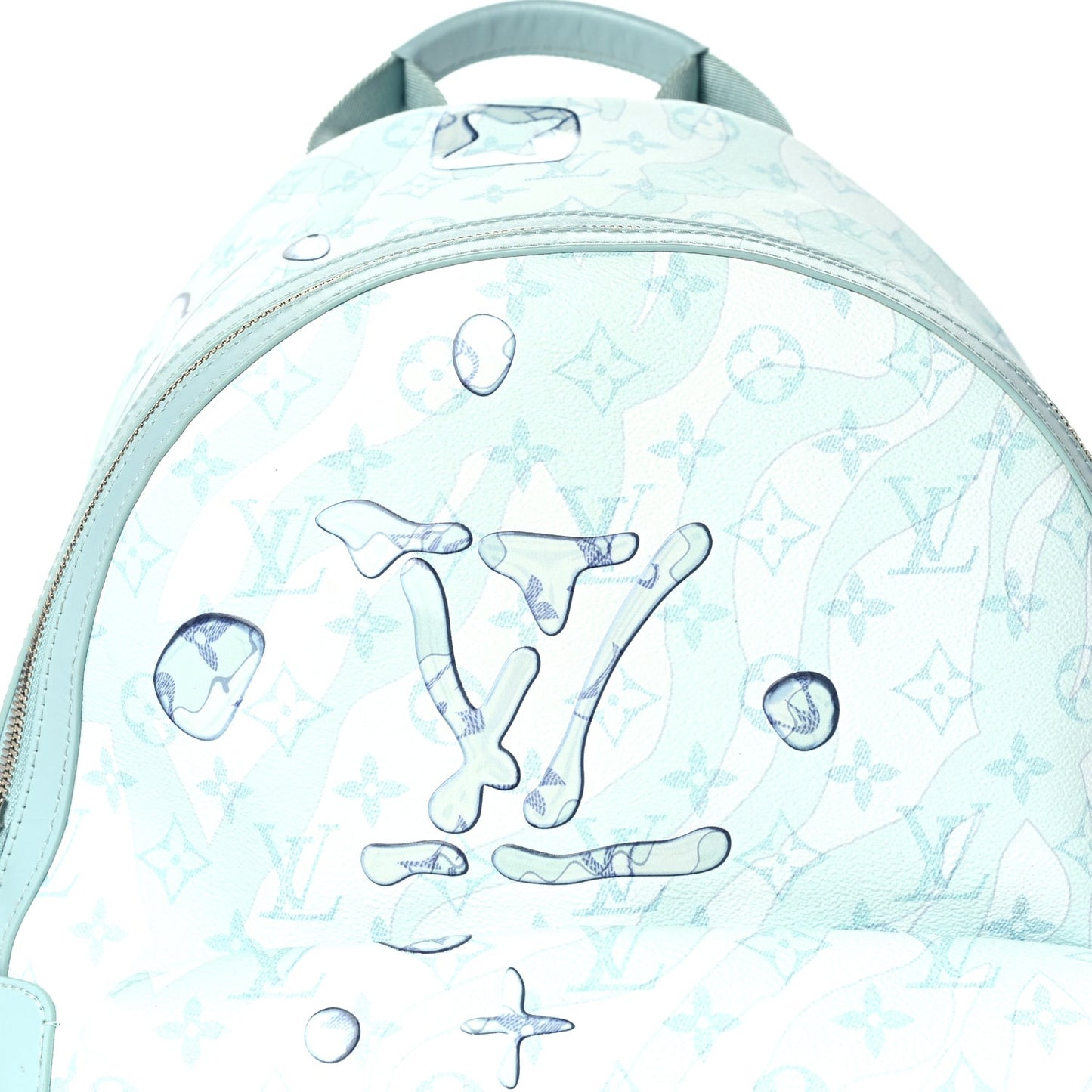 Monogram Aquagarden Discovery Backpack PM Crystal Blue