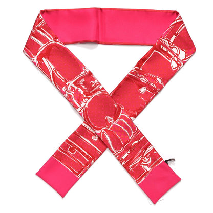 Louis Vuitton Silk Monogram Trunks Bandeau Fuchsia 1 of 4