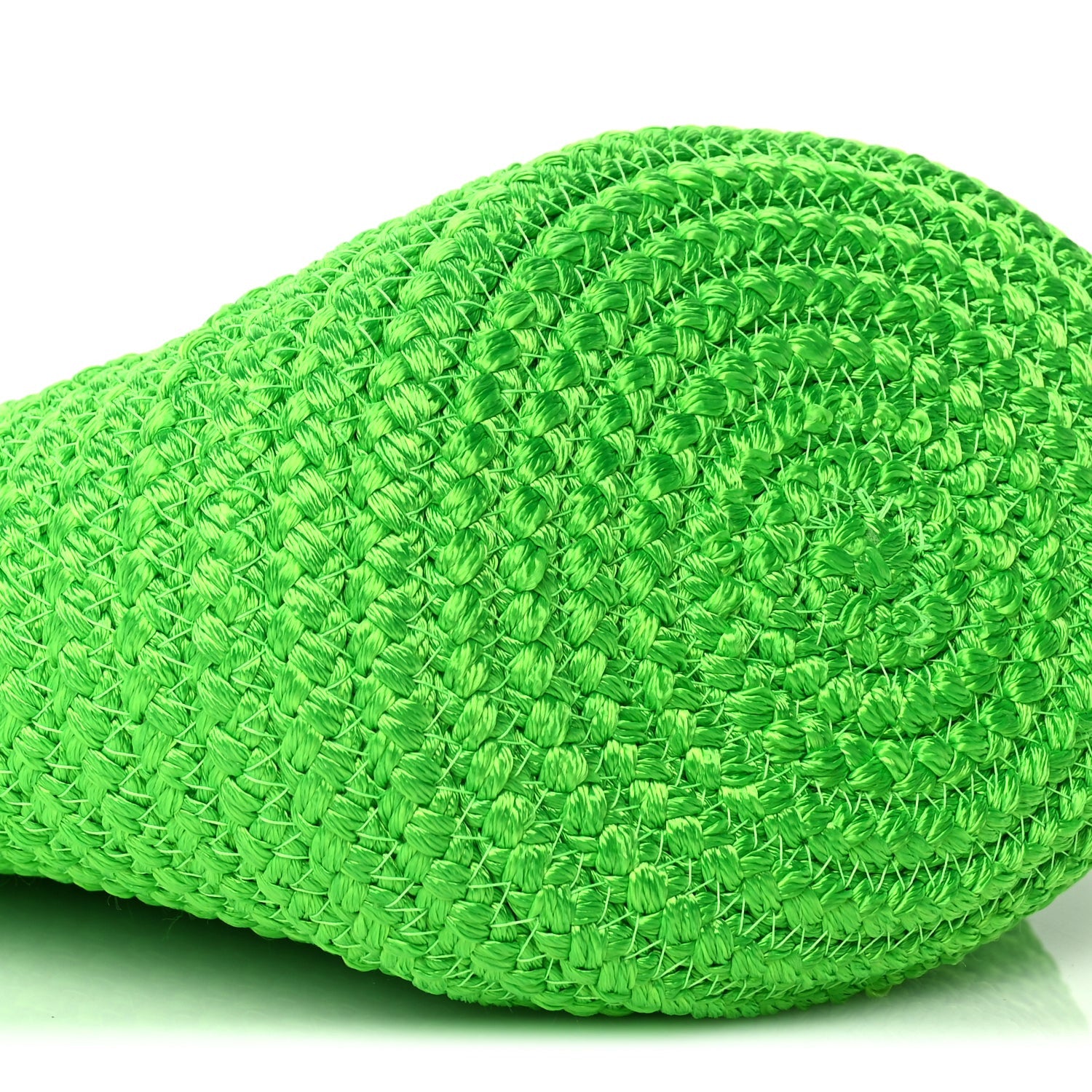 Balenciaga Nylon Lambskin Woven Small Ibiza Basket With Strap Green 7 of 8